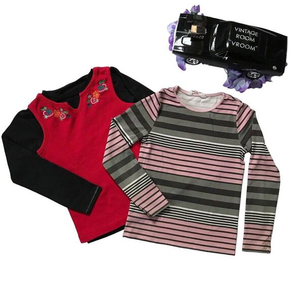 H&M and Cherokee Top Bundle Girls 6 - Picture 1 of 8